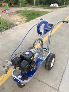 Petite machine de marquage à pulvérisation froide semi-automatique à poussée manuelle, moteur à essence 5,5 CV pour la marquage des routes, des parkings et des pistes en plastique - Product Image 2