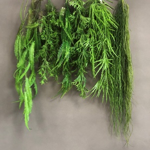 LO-1322 Planta Artificial Colgante, Rama de Arce Verde, Decoración de Pared con Follaje Artificial, Jardín Vertical, Proveedor Mayorista - Product Image 2
