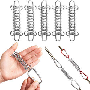 คลิปหนีบเชือกเต็นท์กลางแจ้งอื่นๆ ทำจากสแตนเลส แข็งแรงสูง สำหรับเต็นท์และหลังคา - Product Image 3