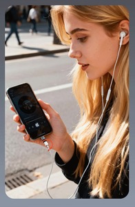 <strong>USB</strong> <strong>C</strong> <strong>Headphone</strong> Adapter Type <strong>C</strong> Male <strong>to</strong> Lighting Female with Anti-loss Hole, Earphone Audio Converter Support Call - Product Image 3