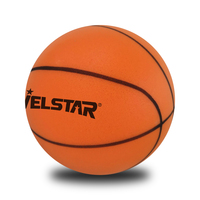 Ballon de basket anti-stress silencieux en mousse PU, logo personnalisé, coloré, 24 cm, jouet pour soulager le stress