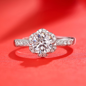 Anillo de compromiso de moissanita para boda, de 2 quilates, de lujo, de marquesa, solitario, plata 925 - Product Image 3