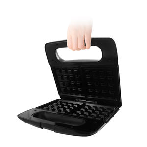 Máquina para hacer gofres de acero inoxidable multifuncional profesional, prensa eléctrica en forma de placa reemplazable, hogar, Hotel, Coche - Product Image 6