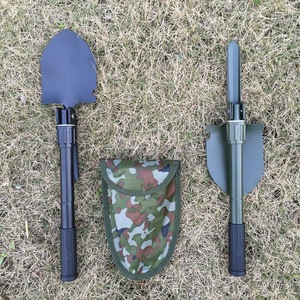 Pala plegable multifuncional para acampada, herramienta de jardín al aire libre con cabezal de acero, promoción de <span class=keywords><strong>2023</strong></span> - Product Image 5