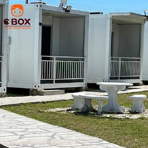 บ้านพักตู้คอนเทนเนอร์แบบถอดประกอบได้ Cbox ปรับแต่งได้ตามต้องการ ห้องพักสำเร็จรูป ทนไฟ โมเดิร์น สำหรับรีสอร์ท - Product Image 3