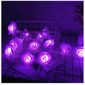 Chất lượng cao dẫn ánh sáng chuỗi USB-Powered Rose Flower Blossom chiếu sáng trang trí cho kỳ nghỉ phòng ngủ Patio IP44 nhựa - Product Image 6