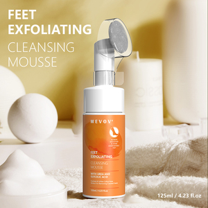 MEVOV ODM/OEM Mousse Esfoliante per <span class=keywords><strong>Piedi</strong></span> con Urea e Acido Glicolico, Aiuta a Esfoliare <span class=keywords><strong>Calli</strong></span> e Pelle Morta, Ammorbidisce i <span class=keywords><strong>Piedi</strong></span> - Product Image 1