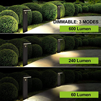 Lampe solaire de jardin extérieure au design professionnel, nouvelle lampe solaire pour pelouse, éclairage LED pour cour et jardin