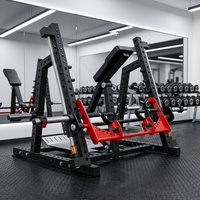 Máquina de remo comercial con carga de placas para gimnasio, entrenador de espalda, equipo de fitness para entrenamiento muscular de espalda para club de fitness