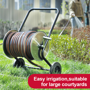 100 <span class=keywords><strong>M</strong></span> automatique pivotant Yardworks pression inoxydable lourd voiture chariot haute pression laveuse Retractilgarden tuyau rouleau tuyau bobines - Product Image 6