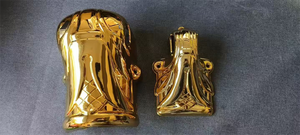 Decoración de ataúd funerario Esquina Color <span class=keywords><strong>dorado</strong></span> Accesorios de plástico Suministros funerarios Equipo para América del Sur - Product Image 2