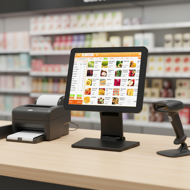 Customized Touch Screen 15 Inch Desktop Capacitive Touch Display POS Kiosk System Touch Monitors for Stores
