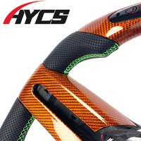 Accessoires intérieurs pour Ford Mustang 2004 2005 2006 2007 2008 2009 2010, affichage LED du régime moteur, volant en fibre de carbone