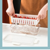 Boîte de drainage minimaliste PinHong de qualité alimentaire avec fermoir pour la conservation et la désodorisation des fruits de mer, légumes, fruits, poissons et steaks