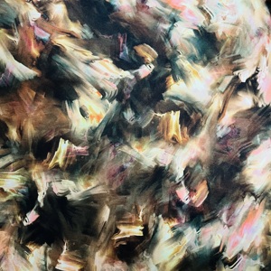 Tissu en rayonne à motifs de <span class=keywords><strong>peinture</strong></span> à l'encre vibrante, tissu challie, textile de mode pour vêtements, vente chaude - Product Image 3