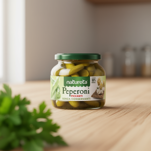 Pimientos Picantes en Salmuera Natureta, 480g x 6 Unidades, Sin Conservantes, en Envase de Vidrio - Product Image 3