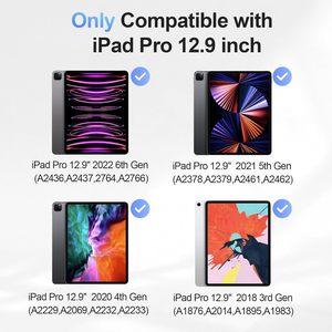 Nuevo Teclado Mecánico Inalámbrico BT con Funda Magnética, Retroiluminación LED, Panel Táctil, Ultra Delgado, para <span class=keywords><strong>iPad</strong></span> <span class=keywords><strong>Pro</strong></span> de <span class=keywords><strong>12.9</strong></span> Pulgadas, 6.ª/5.ª/4.ª/3.ª Generación - Product Image 5