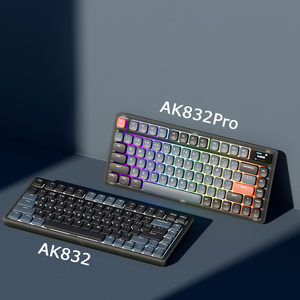 Ajazz AK832PRO 81 teclas sem fio BT de três modos com teclado interruptor de baixo perfil para escritório - Product Image 4