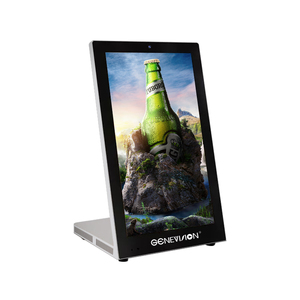 15.6 pouces L Android 11 bureau Super mince kiosque de signalisation numérique Restaurant Menu affichage écrans tactiles écran publicitaire Wifi - Product Image 1