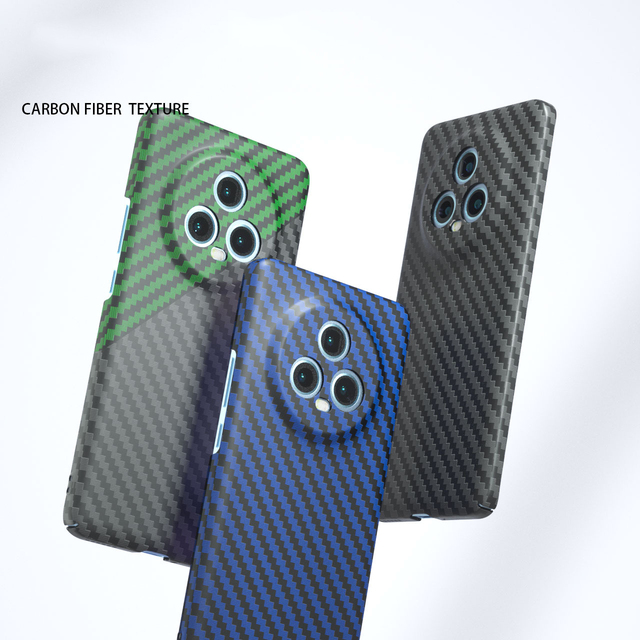 Carbon Fiber Texture Hard PC Slim Fit Phone Case for Honor Magic 5 4 3 Pro for Huawei Mate 30 40 50 Back Cover