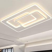 Plafonnier créatif moderne en acrylique carré blanc pour chambre à coucher salle à manger LED vestiaire lumière plafonniers au design nordique