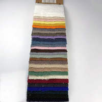 Tissu d'ameublement en velours Teddy uni, doux pour la peau, imperméable, en maille tricotée, écologique, 100% coton, idéal pour canapés et textiles d'ameublement - Grande Vente