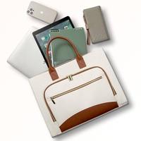 Sacs à main de luxe grande capacité pour femmes 2024, sacs fourre-tout de haute qualité pour ordinateur portable 15,6 pouces, résistants à l'eau avec fermeture éclair, pour le bureau et l'école