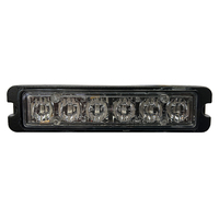 Feux stroboscopiques ultra-minces à 6 LED YUANHAO avec fonction de synchronisation pour camion, voiture, véhicule, mini-lumière de calandre LED