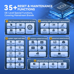 MUCAR 892BT Geavanceerde AI-gestuurde voertuigdiagnosetool Volledig systeem ECU-codering Bidirectionele software Gratis update OBD2-scanner - Product Image 4