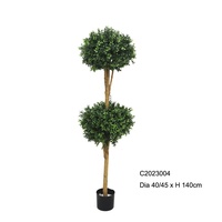 Faux Buis Buxus Verdure Plante Artificielle Topiaire Boule Simulation Arbre Bonsaï En Pot pour Extérieur Intérieur Décoration de La Maison