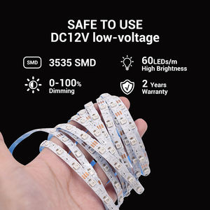 Bande LED adressable 6mm RGBIC Zigzag 60 LED DC12V SMD3535 SK6812 LED intégrée, bande intelligente pleine couleur pour l'intérieur de voiture, bricolage - Product Image 6