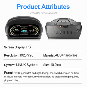Tableau de bord LCD NaviHua 10 pouces pour <span class=keywords><strong>BMW</strong></span> Série 3 E90 E91 E92 2005-2012, système Linux, tableau de bord numérique pour voiture - Product Image 5