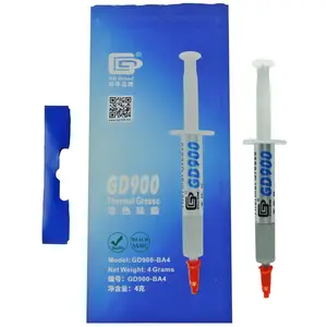 Net Weight 4 g Gray 4.8W/M-K GD900 High Performance Thermal Grease Paste Silicone Heat Sink Compound for CPU LED Cooler BA4