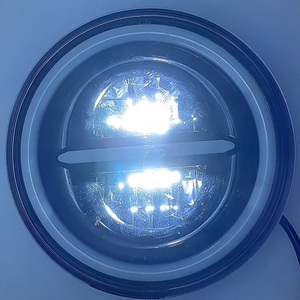 7 pouces phares LED blanc ambre halo phares Angel's eye moto véhicule tout-terrain 530 1000rr phare avant - Product Image 4