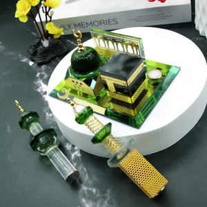Decorazioni da tavola musulmane in vetro cristallo centrotavola in legno segni per Festival islamico-elegante Ramadan forniture Eid <span class=keywords><strong>Mubarak</strong></span> - Product Image 4