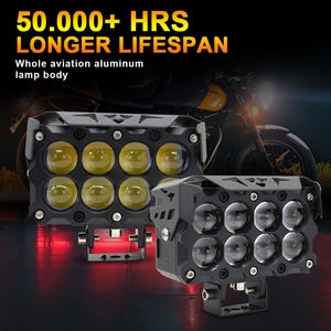 ไฟหน้ามอเตอร์ไซค์ LED 8 เลนส์ 45W พร้อมพัดลมระบายความร้อน สำหรับดัดแปลง/อัพเกรด ขายส่งจากโรงงาน - Product Image 5