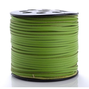 3mm single-sided Korean suede single-sided PU layer flat leather <b>rope</b>/necklace/<b>bracelet</b> <b>rope</b> DIY jewelry material g5432 - Product Image 4