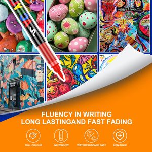 Rotuladores Acrílicos Apilables Opacos <span class=keywords><strong>de</strong></span> 12 Colores para Niños, Estudiantes y Arte Escolar, Material Escolar - Product Image 4