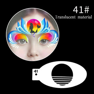 Modelli di tatuaggi temporanei riutilizzabili autoadesivi per decorazioni su mani, viso e corpo. - Product Image 2