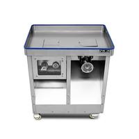 Nouveau hachoir à viande commercial haute puissance à double moteur 1800W, trancheuse, ensemble de lames détachables et tête de broyage, démontage rapide