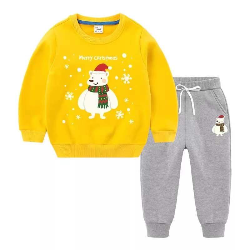 Survêtement 2 pièces pour bébé garçon 100% coton, nouvelle collection mode noël, vêtements pour bébés garçon, Boutique