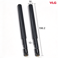 Antena Omni Karet Polarisasi Vertikal 4G LTE 90 Derajat dengan Konektor Male untuk Modul Router Nirkabel Gateway IoT