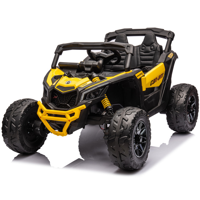 Licensed Can-Am Maverick Ride-On Car for 3-8 Year Olds 24V Electric 4WD Plastic Construction Battery Powered 200W Motor 7-9KM/H
