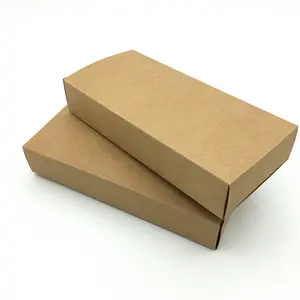 Özel baskılı Logo kozmetik parfüm Kraft izle küçük iş kağıt kutuları hediye kutusu Kraft kağıt ambalaj kutuları
