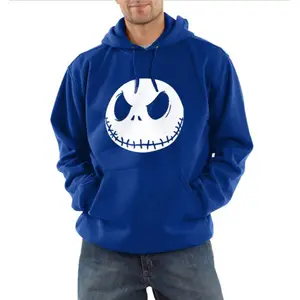 Popular devil head print sportswear regular plain colour Hoodies sweatshirt men