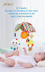 JOLLYBABY personalizzato fatto a mano decorazione per la scuola materna letto appeso giocattoli morbidi nuvola palloncino ad aria calda lettino per bambino feltro Mobile direttamente dalla fabbrica - Product Image 4