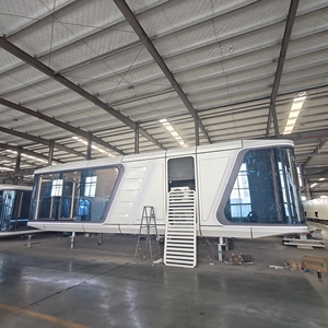 Casa Prefabricada Modular de Lujo Ecológica Moderna de China, Contenedor de Acero con Baños de Madera, Estructura de Acero Galvanizado, Casa Espacial Tipo <span class=keywords><strong>Apple</strong></span> - Product Image 3