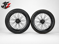 Ensemble complet de roues tout-terrain, pneus tout-terrain de 17 pouces, 100/80-17 130/70-17, Surron Ultra Bee Talaria MX4, motocross, moto électrique, enduro