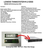 TERSEDIA 4XB7A17074 02JG530 untuk SSD Nirkabel 960GB 2.5" Internal M.2 SATA untuk Penggunaan Server