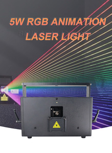 5 Wát đầy đủ màu sắc RGB 3-in-1 hoạt hình ánh sáng <span class=keywords><strong>laser</strong></span> cho plug-and-play ma thuật DJ Disco bên & sự kiện - Product Image 2